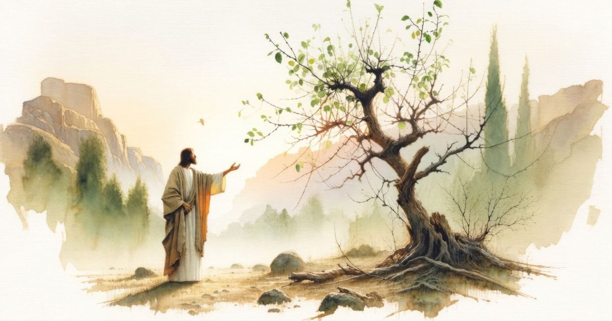 Monday of Holy Week:  The Tree and the Temple